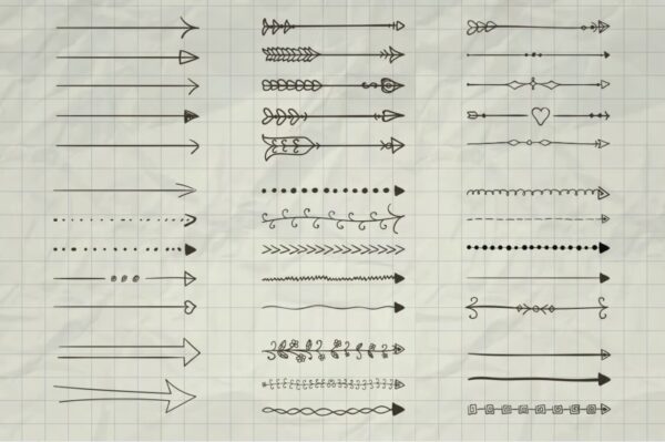 Arrow Shaped Illustrator Brushes 2