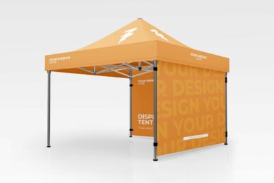 Free Display Tent Mockup