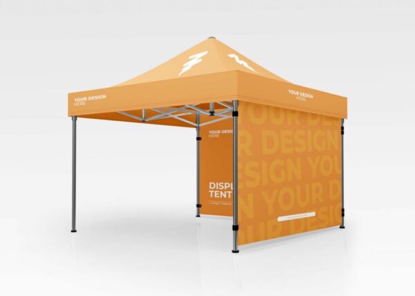 Free Display Tent Mockup