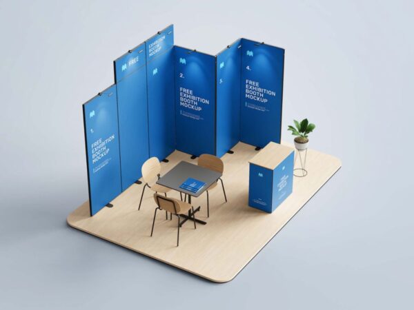 Free Exhibition Booth Mockup - Image 2