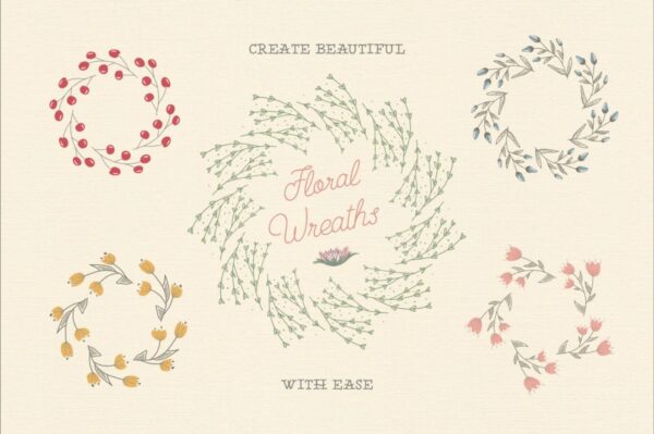 Free Floral Pattern Brushes For Illustrator 2