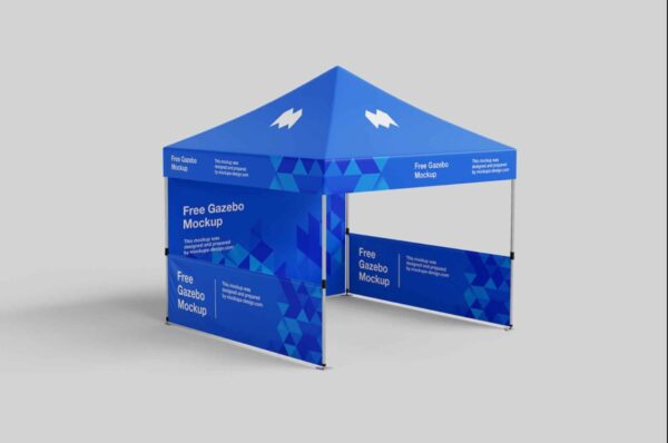 Free Gazebo Mockup in PSD 2