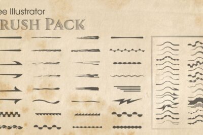 Free Illustrator brush set