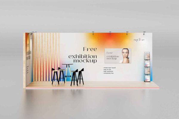 Free Exhibition Stand Mockup - Image 2