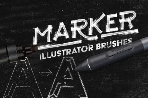 Marker Illustrator Brushes