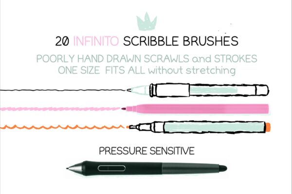 Scribble Brushes For Illustrator 3