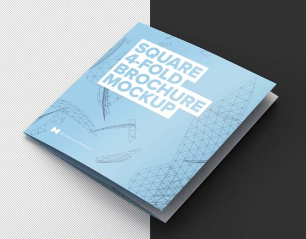 Square Leaflet Mockup 3