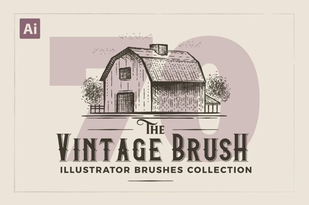 Vintage Engraving Illustrator Brushes