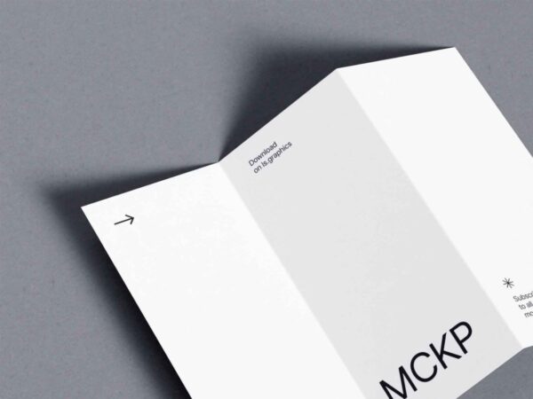 Z Fold Leaflet Mockup 2