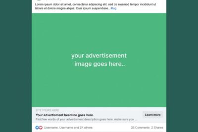 Facebook Ad Mockup