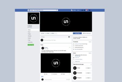 Facebook Page Branding Mockup