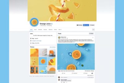 Facebook Page Mockup