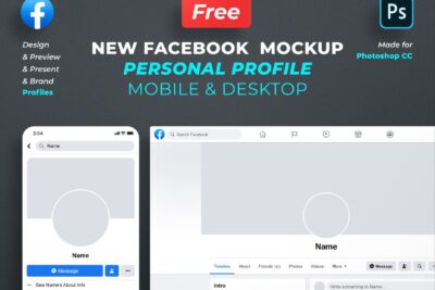 Facebook Profile Mockup