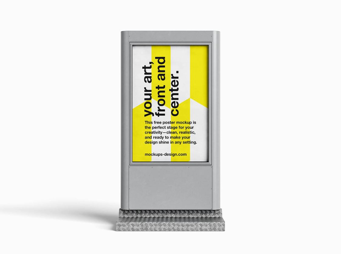 Urban totem mockup 2