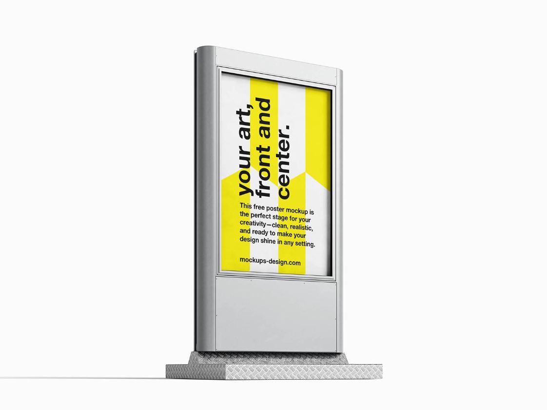 Urban totem mockup 3