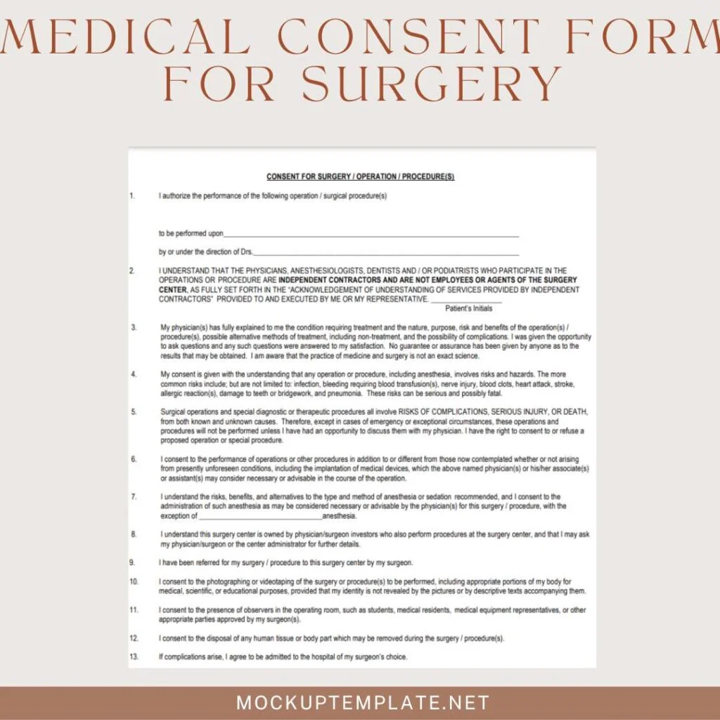 Medical-Consent-Form-for-Surgery