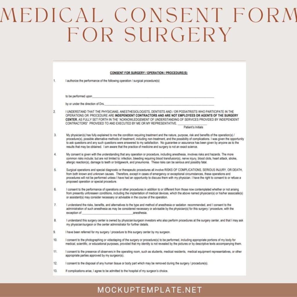 Medical-Consent-Form-for-Surgery