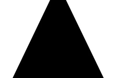 Printable Solid Fill Triangle Template