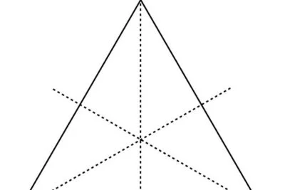 Printable Symmetry Triangle Template