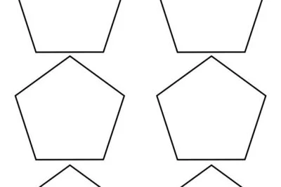 2 inch Pentagon Templates