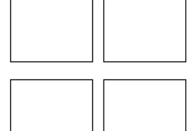 3.5 Inch Blank Square Template Printable