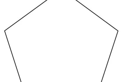 5 Inch Pentagon Template