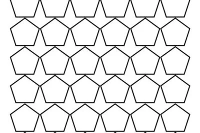 Pentagon Pattern Template