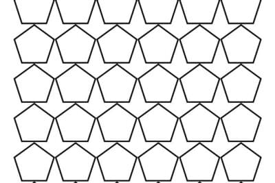 Pentagon Pattern Template