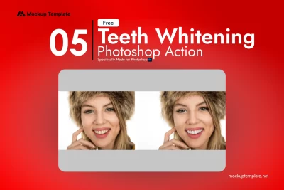 Teeth Whitening Photoshop Action