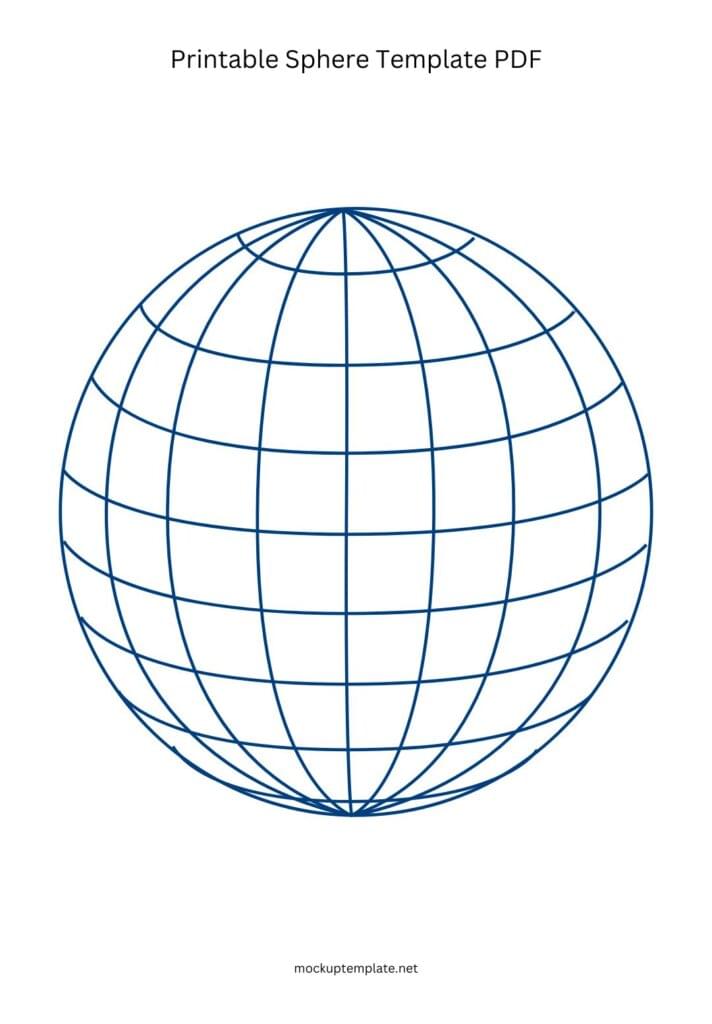 Printable Sphere Template PDF
