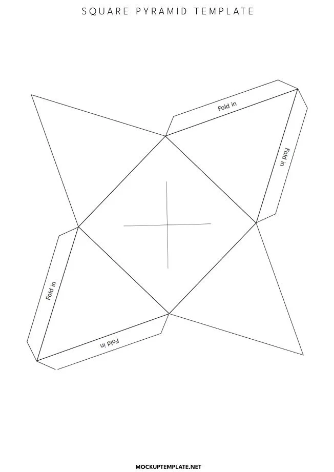 Square Pyramid Template