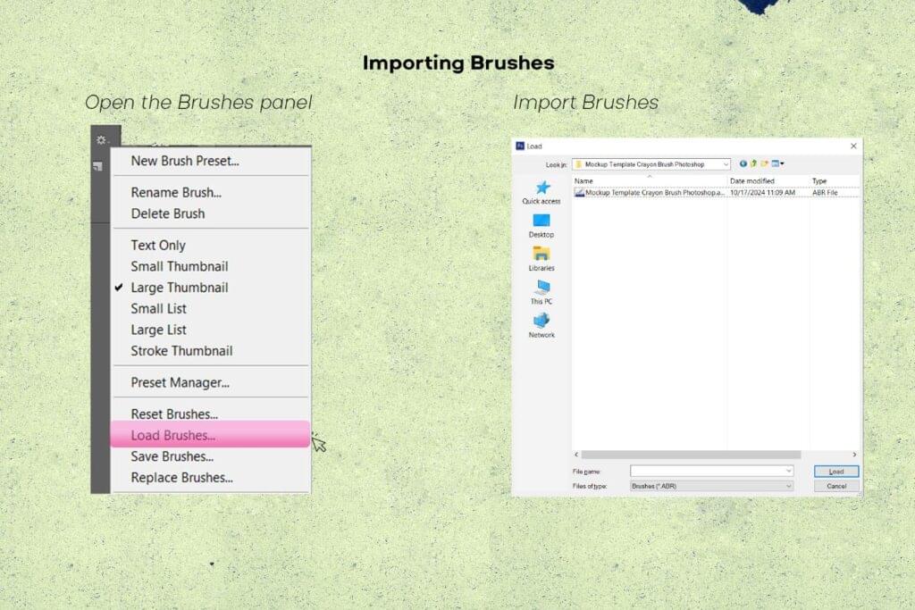 Importing Brushes