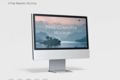 Free Computer Mockup PSD