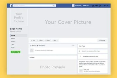 Facebook Page Mockup for Branding